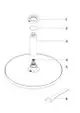 DORNBRACHT Regenbrause mit Deckenanbindung SERIENSPEZIFISCH 28689970 300 mm Platin, 28689970-08 Galeriebild 3